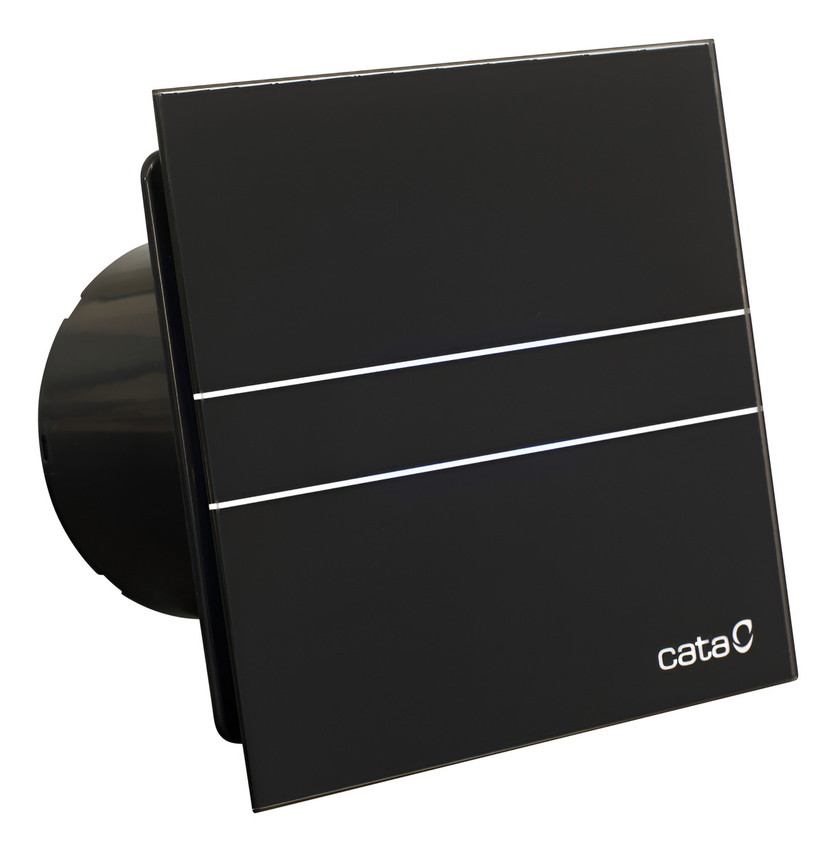 Extractor De Baño Negro Frente De Vidrio Cata E120 G