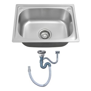 Pileta De Acero Inoxidable Bacha De Sobreponer Vindex Cocina