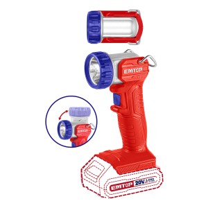 Linterna Led A Bateria 20v 5w S/bat Emtop Elwl2038