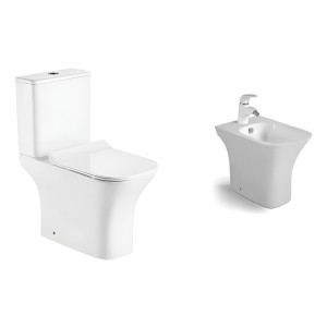 Juego/combo Baño Inodoro Y Bidet Zoe Golf B.oli