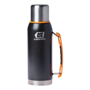 Termo Acero Inox 1 Lt Lusqtoff Tapón Cebador Color Negro