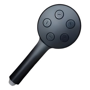 Duchero Telefono Para Ducha Negro Mate