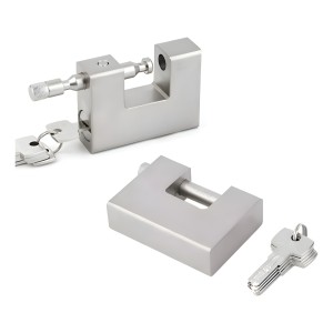 Candado Metálico De Perno Antipalanca 60mm Color Cromado