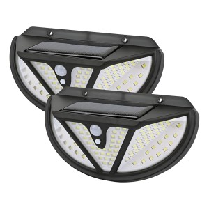 Luz Solar Led Ext Con 3 Modos De Trabajo,sensor D Movimiento