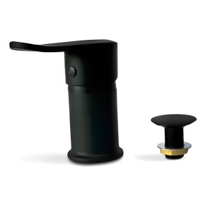 Canilla Monocomando Bidet Negro Mate Wico Rimontti