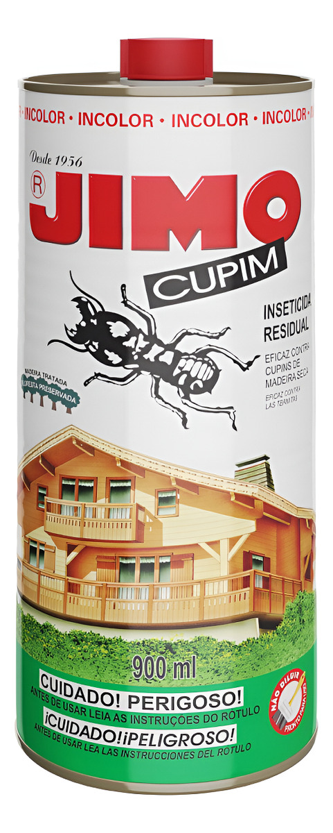 Protector Madera Jimo Cupim 0.9l Incoloro Termitas Polillas