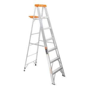 Escalera Aluminio Truper 6 Escalones Tijera 2.13mt 175 Kg