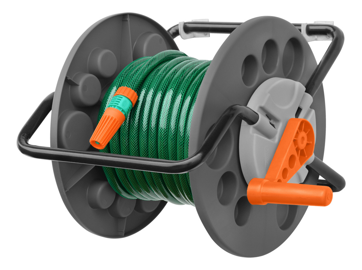 Enrollador De Manguera Manual Tramontina Hasta 55mt - Imagen 2
