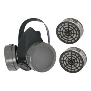 Mascara Protección Seguridad Mas 2 Filtros Anti-polvo Pretul