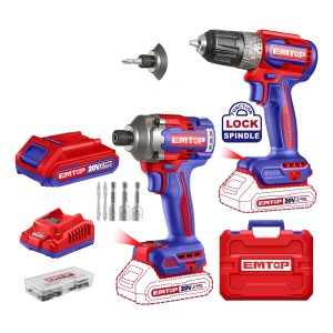 Atornillador Impacto+taladro Atornillador 20v Sin Carbones C