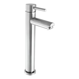 Monocomando Lavatorio Palito 31cm Wico Acero Inox Satin