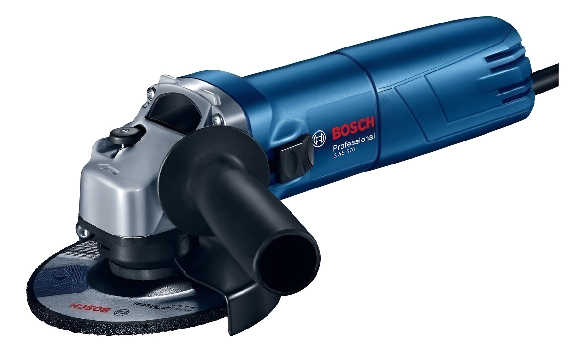 Amoladora Angular Bosch Professional Gws 670 Color Azul 670
