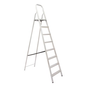 Escalera Domestica De Aluminio De 8 Peldaños Maestro