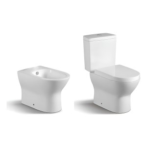 Juego Completo Inodoro Con Mochila Y Bidet Zoe Toscana