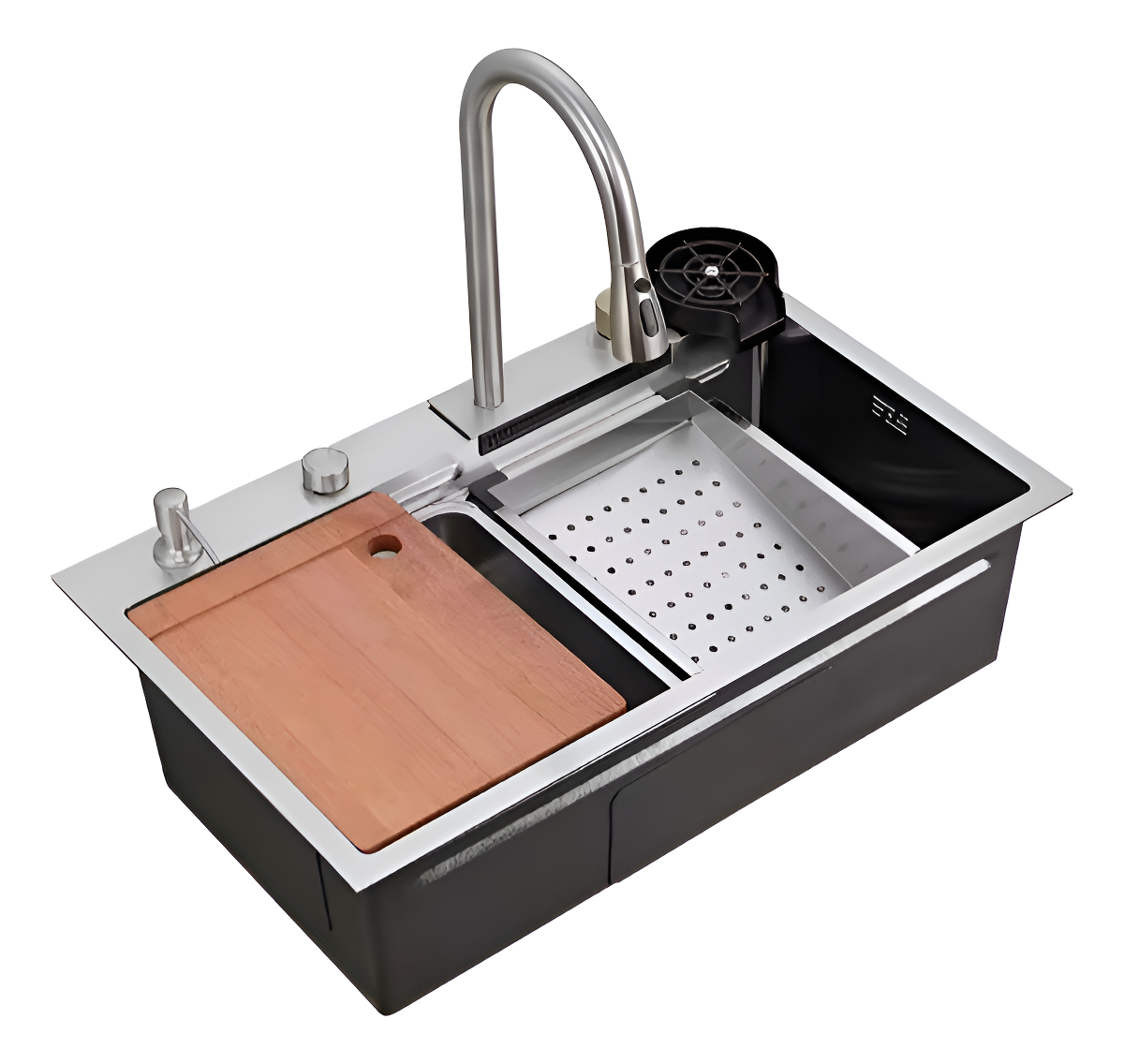 Pileta De Cocina Multifuncional Sobreponer Inox. 304