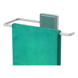 Toallero Multiusos Con Adhesivo Cromado Para Rollos De Papel