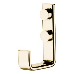 Gancho Percha Pared Para Baño Dorado