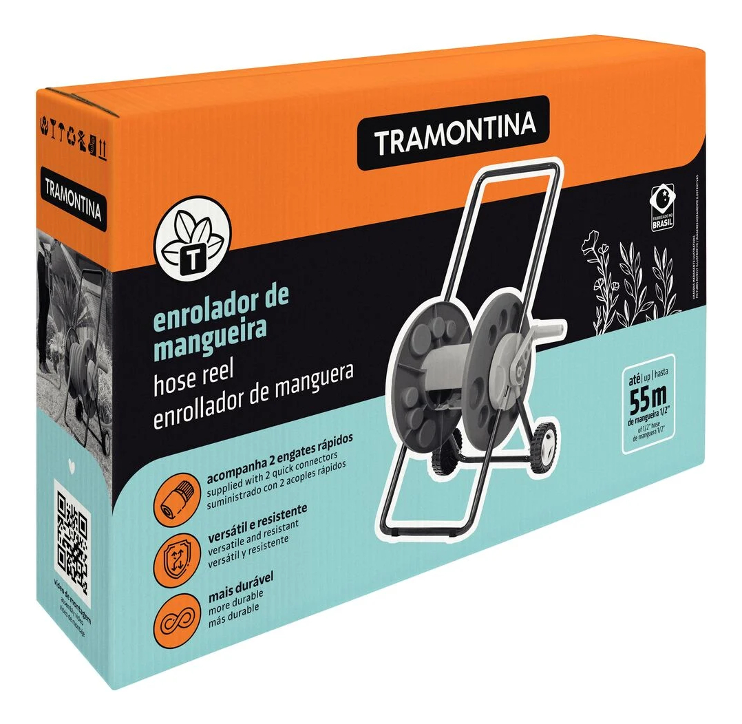 Carro Enrollador De Manguera Con Ruedas Tramontina B.oli - Imagen 6