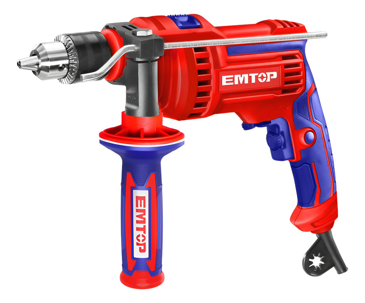 Taladro Percutor 810w 13mm Velocidad Variable Emtop Emdl0811