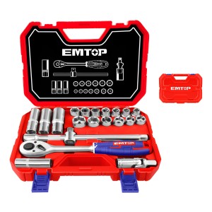 Kit Set Juego Dados 21 Pzs 1/2 Valija Emtop Eskt12211