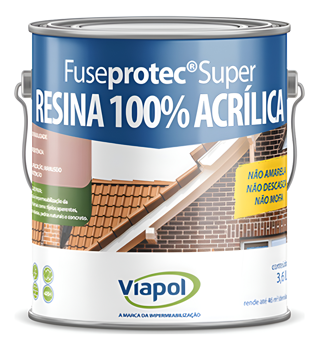 Protector Barniz Acrílico Para Piedra Ladrillo Brillo Viapol