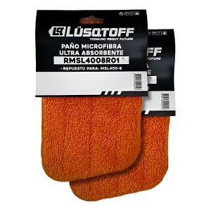 Paño De Limpieza Microfibra Lüsqtoff Rmsl4008r01 Naranja