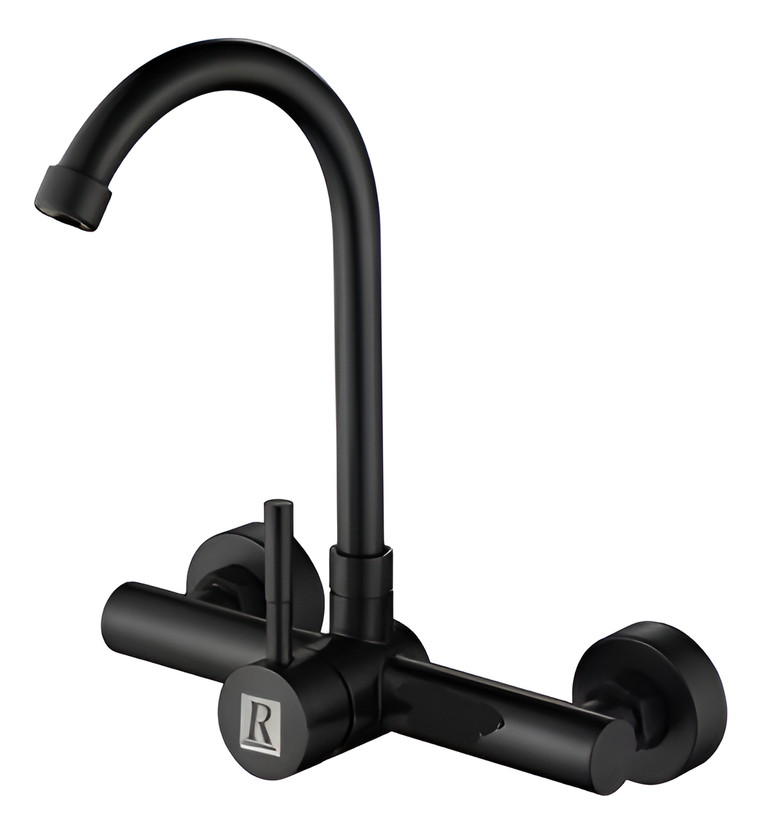 Monocomando Cocina Pared Negro Palito Rimontti