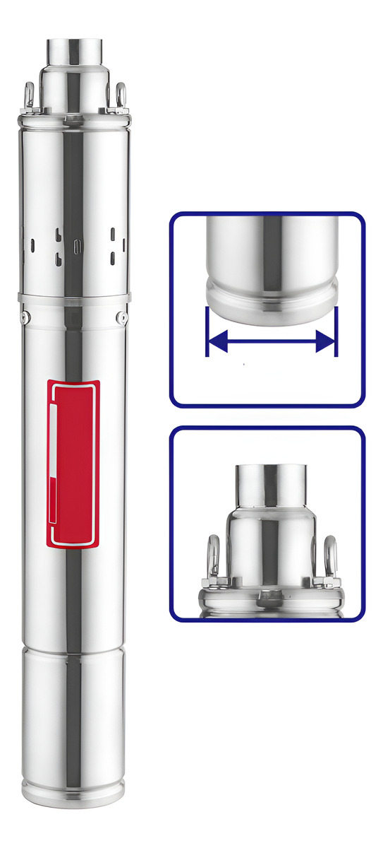 Bomba Sumergible Tipo Gusano 750w 1hp 103mts Emtop