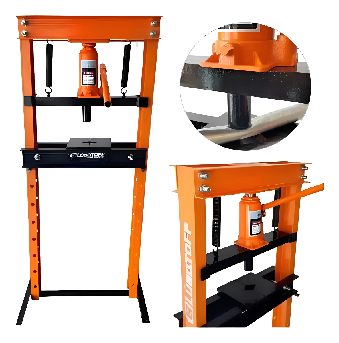 Prensa Hidráulica Lusqtoff Phl20-8 20 Toneladas Para Taller