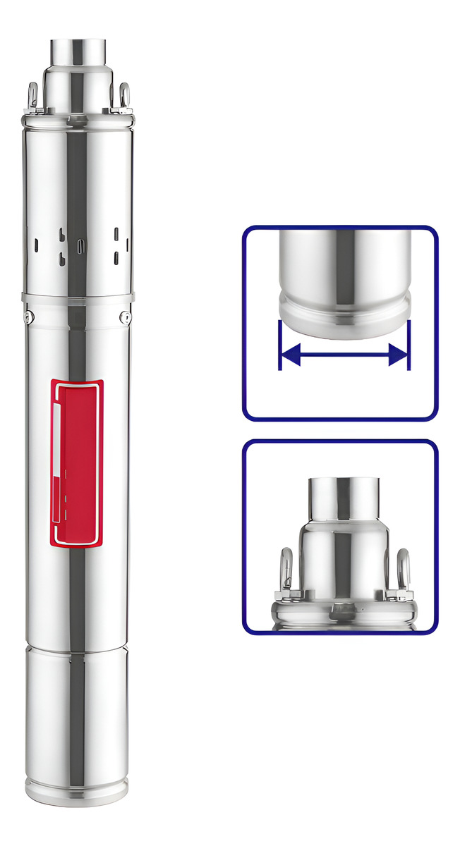 Bomba Sumergible Tipo Gusano 370w 0.5hp 72mts Emtop