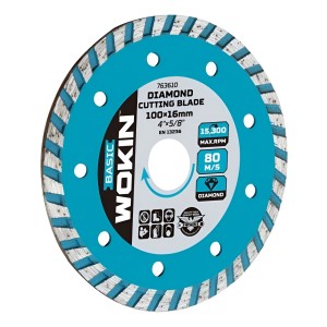 Disco Diamantado Turbo 4-1/2 X7/8 115mm X 22.2mm Wokin