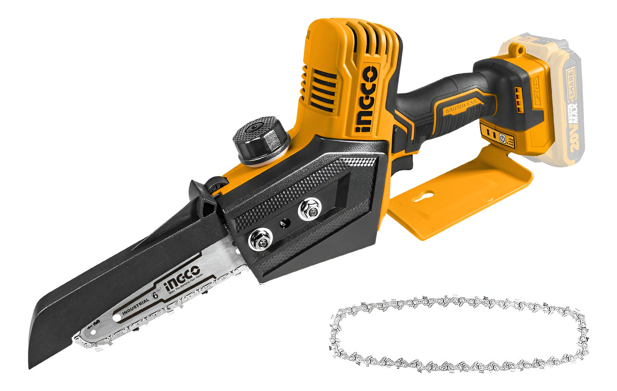 Mini Motosierra A Bateria P20s 20v Ingco Cgsli2068