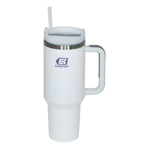 Vaso Térmico Lusqtoff 1.2 Lt Blanco Acero Inox Manija Stan