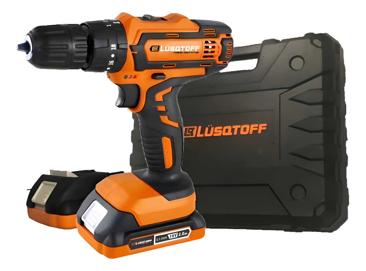 Taladro Percutor Atornillador Inalámbrico De 10mm Lüsqtoff