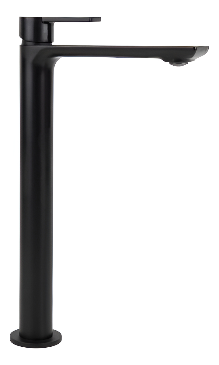 Monocomando Lavatorio Negro Mate Wico 31cm 2 Años Gtia