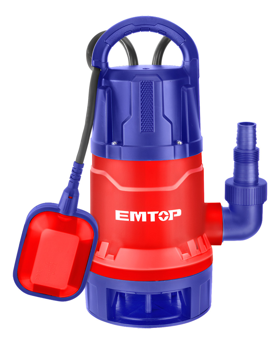 Bomba Sumergible 750w 1 Hp Plastica Emtop Ewppq07508