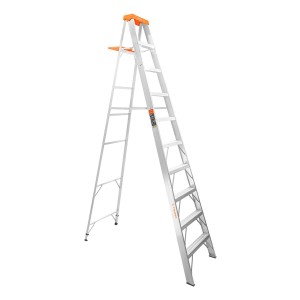 Escalera Aluminio Truper 9 Escalones Tijera 3 Mt 175 Kg