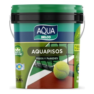 3.6lt Pintura Al Agua Pisos Uso Doméstico Aquapisos Belco