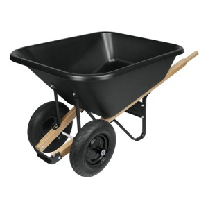 Carretilla Plástica C/2ruedas Inflar,b.mader175l>>truper>>tp-8