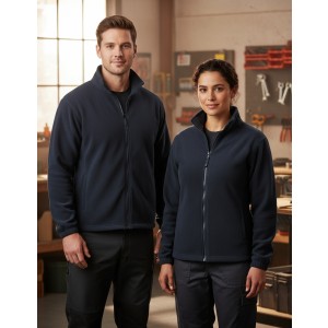 Campera Polar Unisex De Trabajo Azul