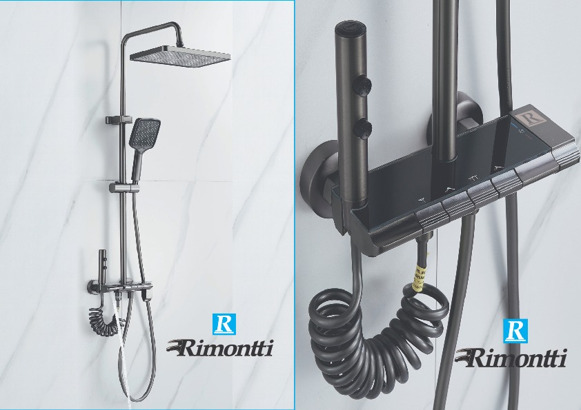 Barral Teclas 4 Funcion Grafito Roseta Cuadrada Rimontti - Imagen 2