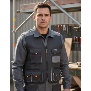 Chaleco De Trabajo Reforzado Con Bolsillos Neo Safety
