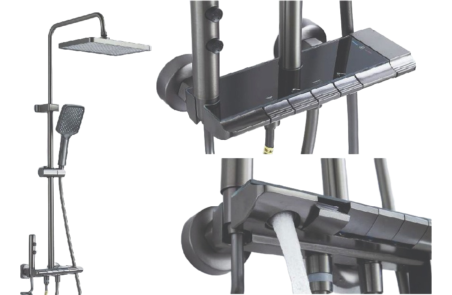 Barral Teclas 4 Funcion Grafito Roseta Cuadrada Rimontti - Imagen 3