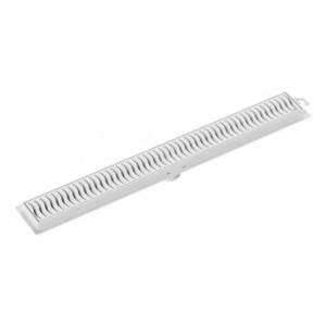 Receptáculo Desagüe Ducha Lineal Pvc Blanco Tigre 50cm