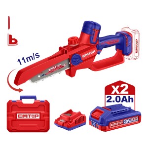 Minisierra 2 Baterias Inalámbrica Emtop Elga20662