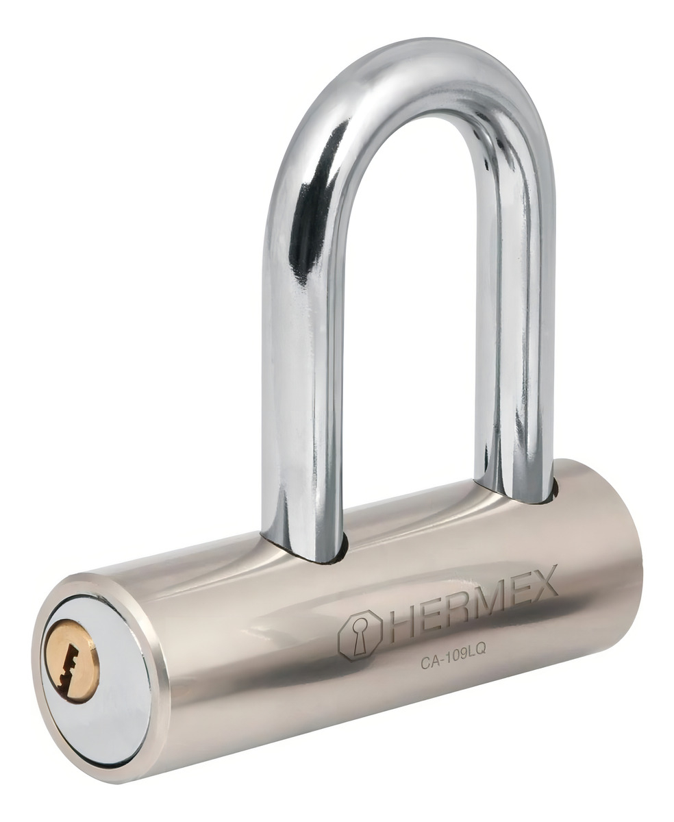 Candado Maxima Seguridad Hermex 109mm Con 3 Llaves - Imagen 2