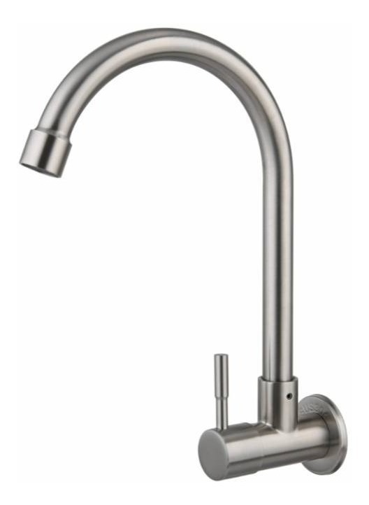 Grifo Unitario Canilla Acero Inox Pared Rimontti - Imagen 2