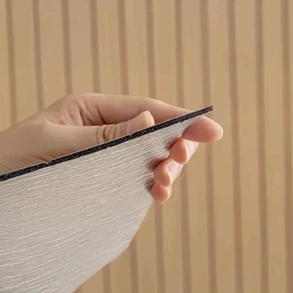 Rollo Adhesivo Revestimiento Símil Wpc 60cm X 3 Mt X 3mm - Imagen 4