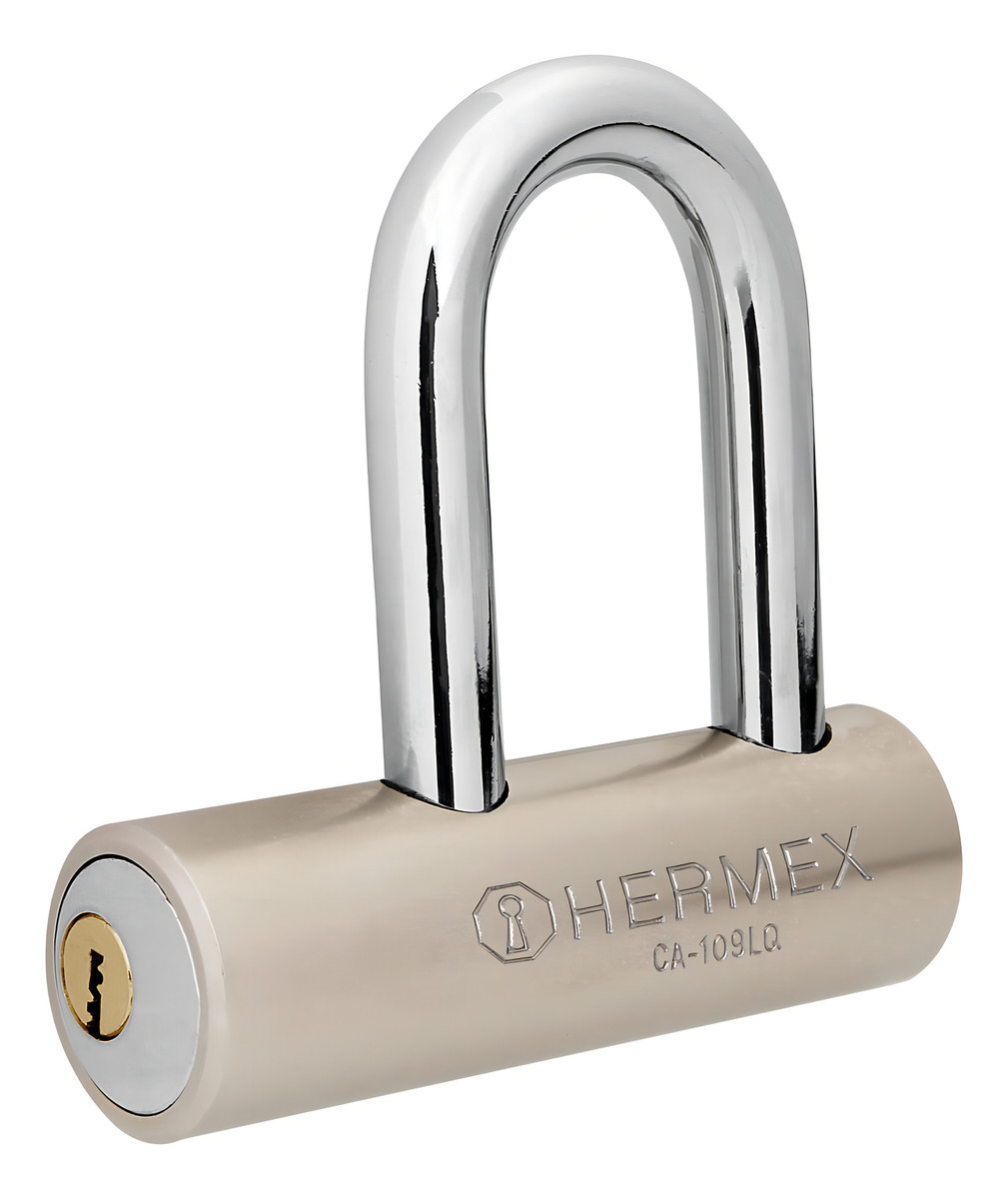 Candado Maxima Seguridad Hermex 109mm Con 3 Llaves - Imagen 5