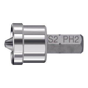 Punta Ph2 Con Tope Para Yeso 25mm Pack 5 Unidades Truper